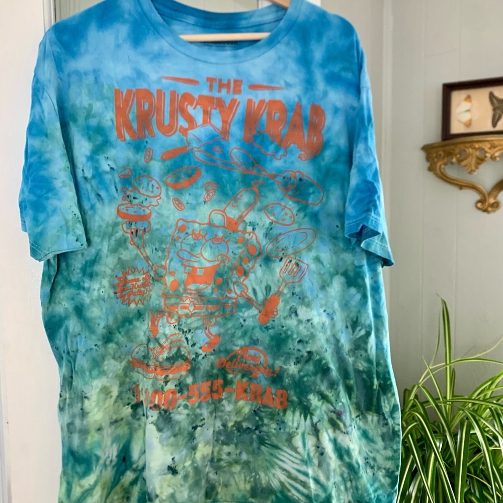 Nickelodeon SpongeBob SquarePants hand sued oversized T-Shirt